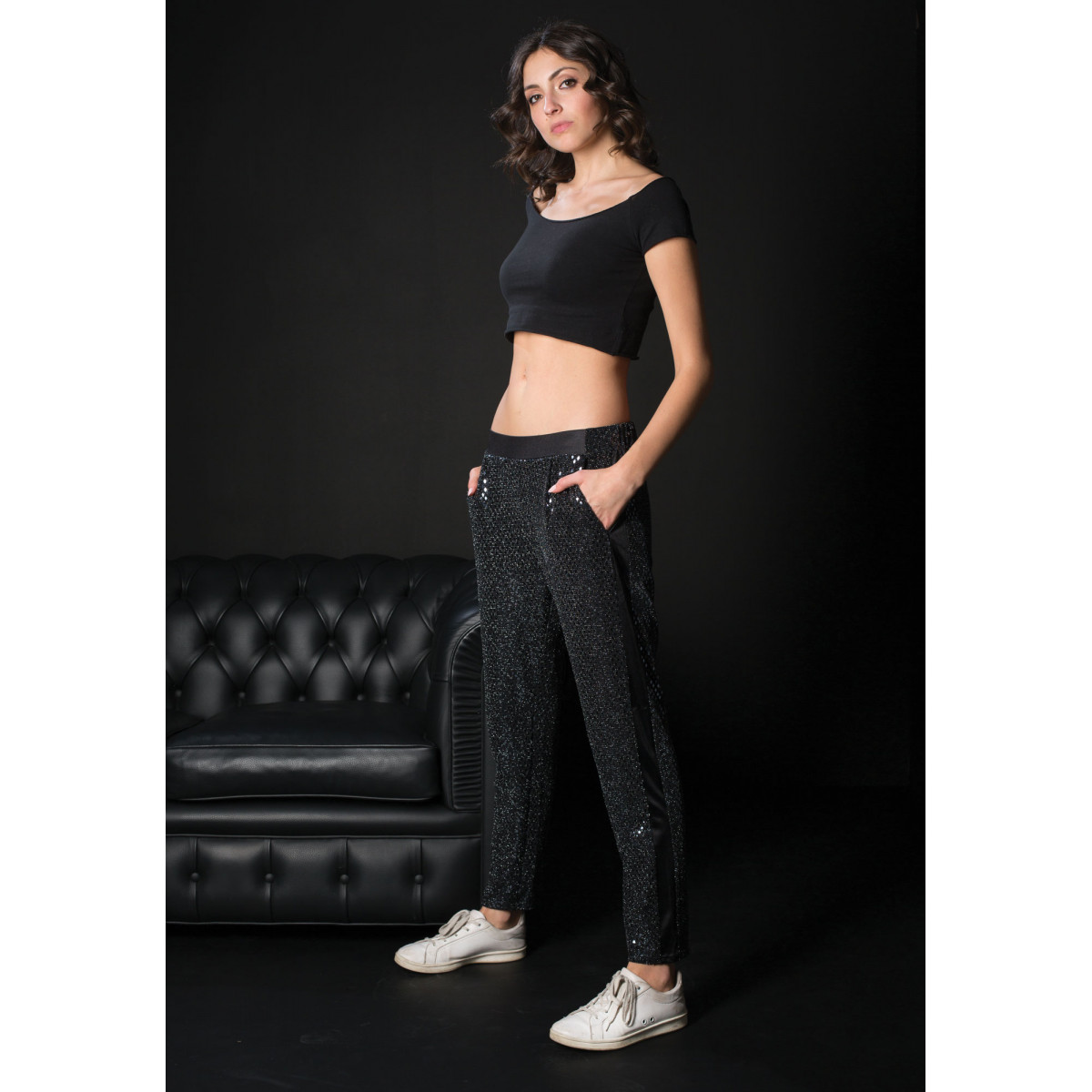 Leggings Jogger Paillettes - SanGiacomo