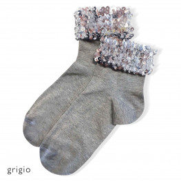 CALZINI DONNA CON PAILLETTES