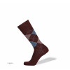 "Argyle" - Calze da Uomo Corte in Caldo Cotone a Rombi