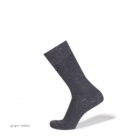"Newport" - Calze Corte in Lana Merino e Cotone sulla Pelle